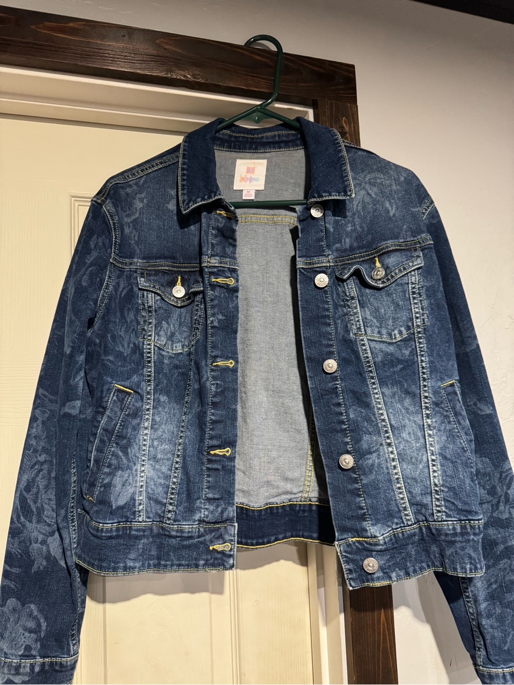 LuLaRoe Blue Washed Denim Jacket